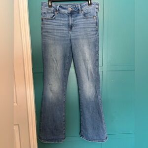 American Eagle Outfitters Next Level Stretch  Kick Boot Jeans Size 10